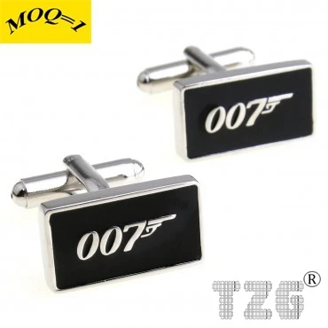 

James Bond 007 Cufflink Cuff Link 1 Pair Free Shipping Promotion