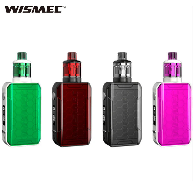 Wismec SINUOUS V200 набор с 3 мл Amor NSE Tank 200W MOD Vape электронная сигарета комплект WS M WL04 MTL