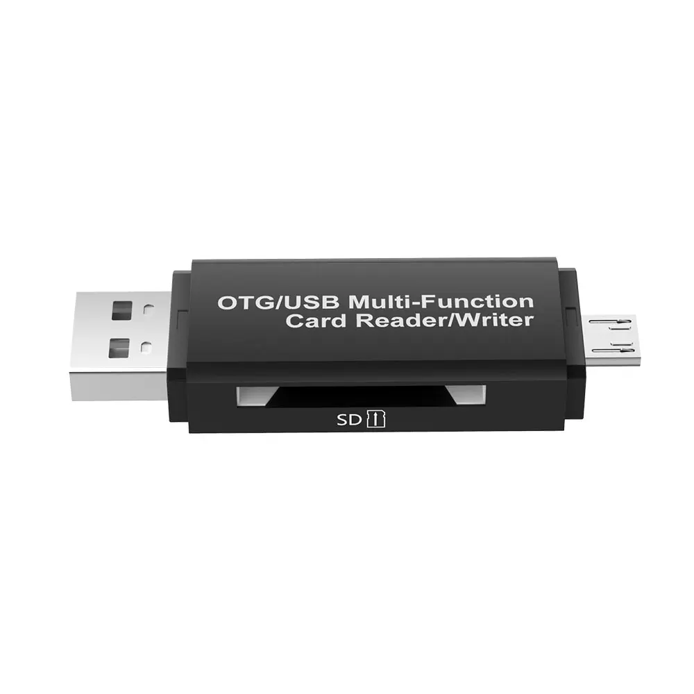 USB кардридер памяти + OTG Micro SD/SDXC TF кардридер адаптер мульти-функция U диск ПК телефоны 2,0