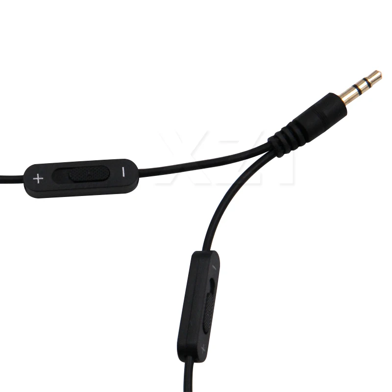Newest Car Stying 3.5mm Male to 2 Female Car Audio Y Splitter Adapter lin Cable with Volume Control for