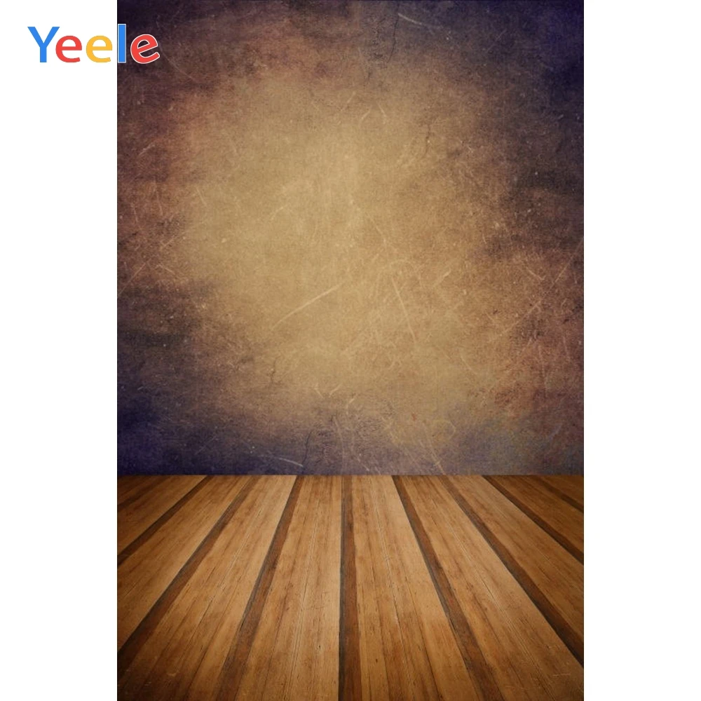 

Grunge Style Solid Wall Self Portrait Wood Board Baby Photography Backgrounds Customized Photographic Backdrops For Photo Studio