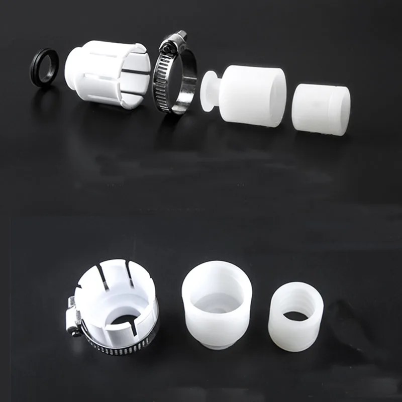 ZhangJi кран светодиодный носик bubbler шланг переключатель предотвращения утечки пластиковый резиновый винт Регулируемый калибр 15-22 мм кран адаптер