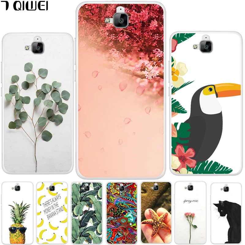 

For Huawei Honor 4C PRO Case Russian Cover Soft TPU Silicone FOR Huawei Y6 Pro Case Cover 4 C 4CPRO Y 6 Y6Pro Fundas Slim Para