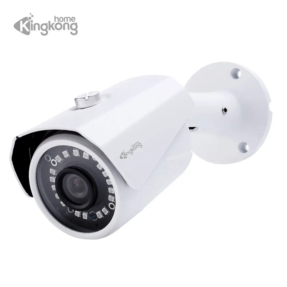 

Kingkonghome Metal IP Camera 1080P ONVIF Network Security CCTV Camera P2P Motion Detection White Outdoor 3.6mm video Camera