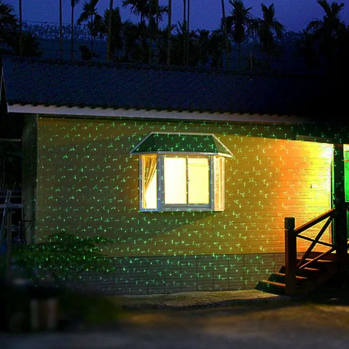 Suny открытый / закрытый дистанционного зеленый лазер картины проектор пейзаж сад двор газон доходных снег освещения шоу света