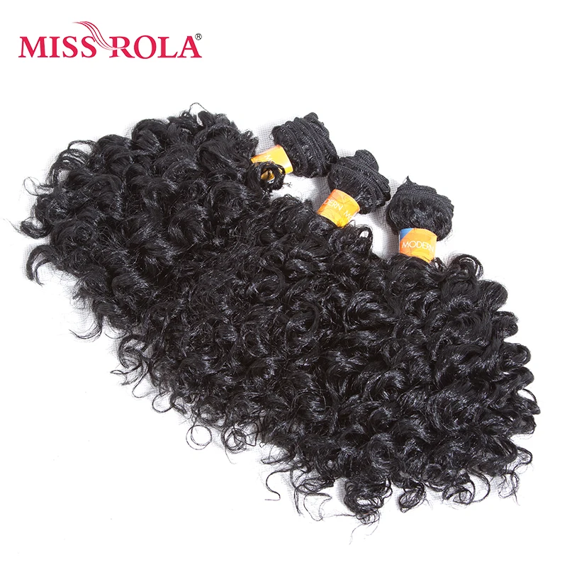 Miss Rola Short Curly Synthetic Hair Extensions 1 6pcs Pack