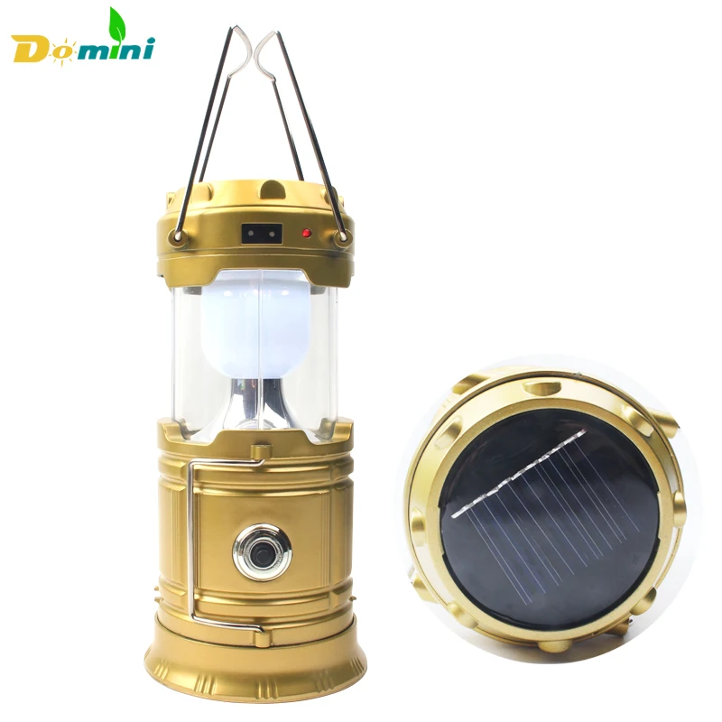 Outdoor Lighting Solar Lamps LED Lantern For Camping Light With Power USB Charging Lamp Climbing Flashlight | Освещение