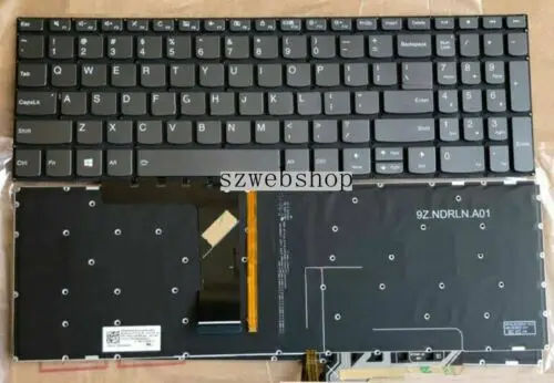 New US Black English Laptop Keyboard Without palmrest Replacement for Lenovo Ideapad 330S-15ARR 330S-15AST 330S-15IKB