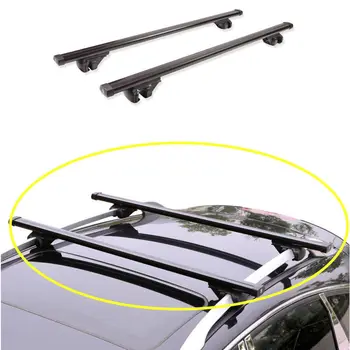 

2PCS Black Roof Rack Aluminum alloy Main Body For Benz GL320-GL550 2007-2016
