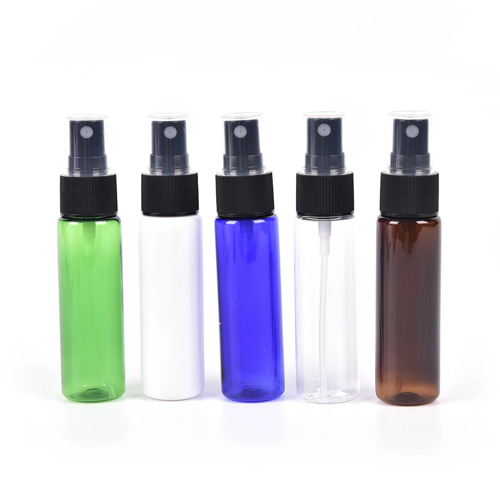 

30ml Empty Cosmetic Containers With Atomizer Cap Plastic Refillable Perfume Bottle With Spray For Travel Essential Oil Perfume