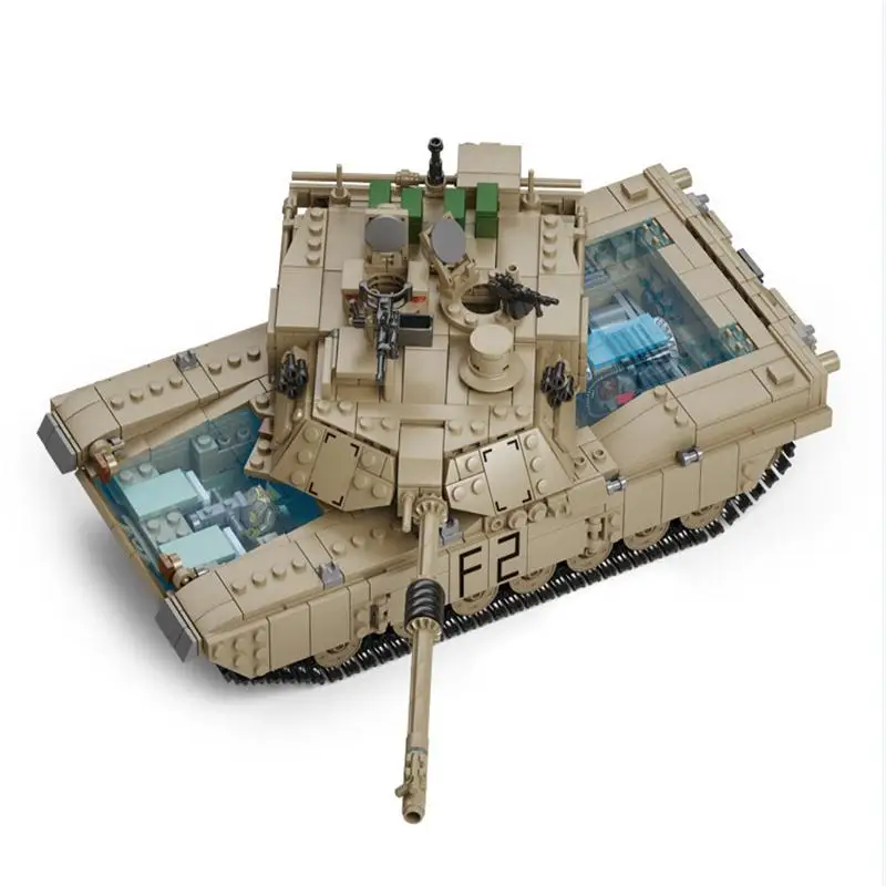 Kazi Building Blocks Military Tank Collection Series Trans Toys 1:28 ...