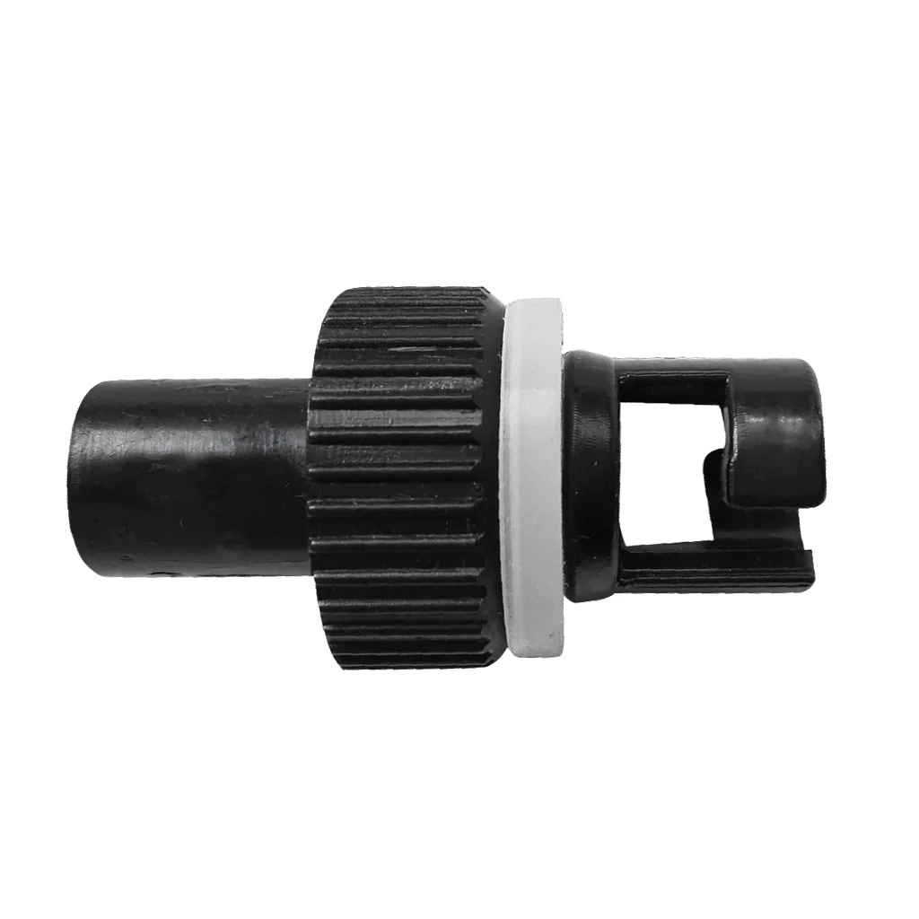 55 x 12mm Black Nylon Air Pump Hose Valve Adapter Rowing Accessory for Kayak Inflatable Fishing Boat Water Sports