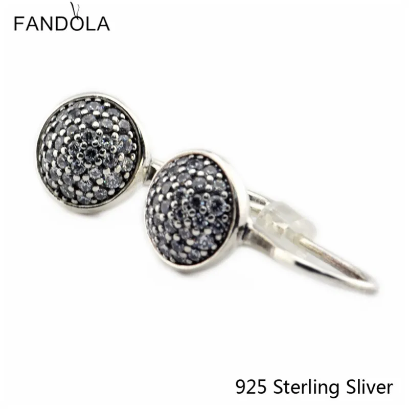 

Dazzling Droplets Earrings Authentic 925 Sterling-Silver-Jewelry Lady Charming Earrings for Women Fashion Jewelry Gifts