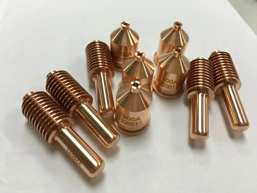 

220011/220037/220047(50pcs+50pcs+10pcs)Plasma nozzle/electrode/shield plasma consumables