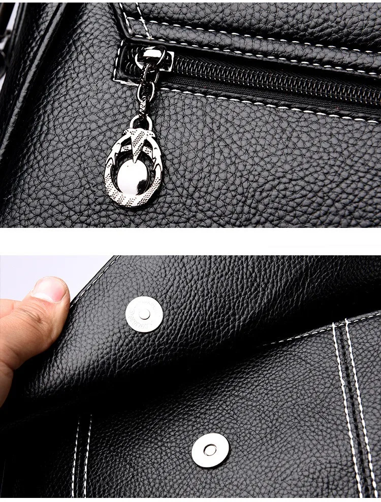 MJ Women Leather Crossbody Bag Female PU Leather Crossbody Handbag Fashion Tassel Messenger Bag Ladies Small Shoulder Bags (23)