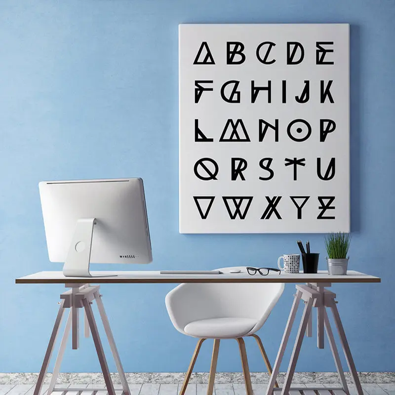 Modern-Alphabet-Canvas-Wall-Art-Printable-Geometric-Scandinavian-Poster-Nordic-Decor-Black-Office-Living-Room-Decor (1)