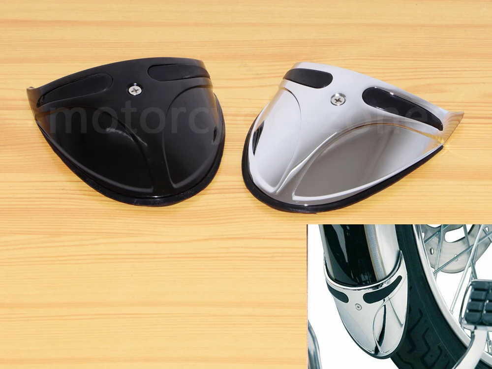 

Motorcycle Accessories Fender Extension Mud Flap Trim For Harley Sportster XL 883 1200 FXST Dyna FXR Black Chrome