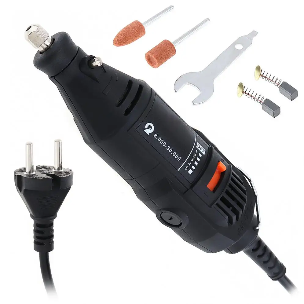 6pcs 110V / 220 Cutting/Grinding/Engraving Stepless Electric Grinder