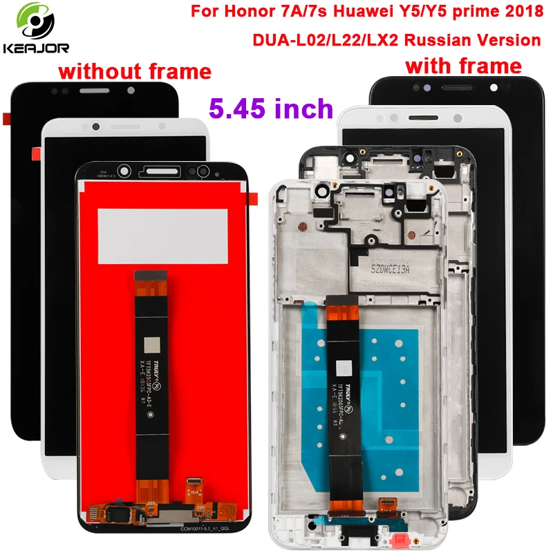 

Display For Huawei Honor 7A/7S Lcd display+touch screen Digitizer assembly For Huawei y5/prime 2018 DUA-L02 LX2 Russian Version