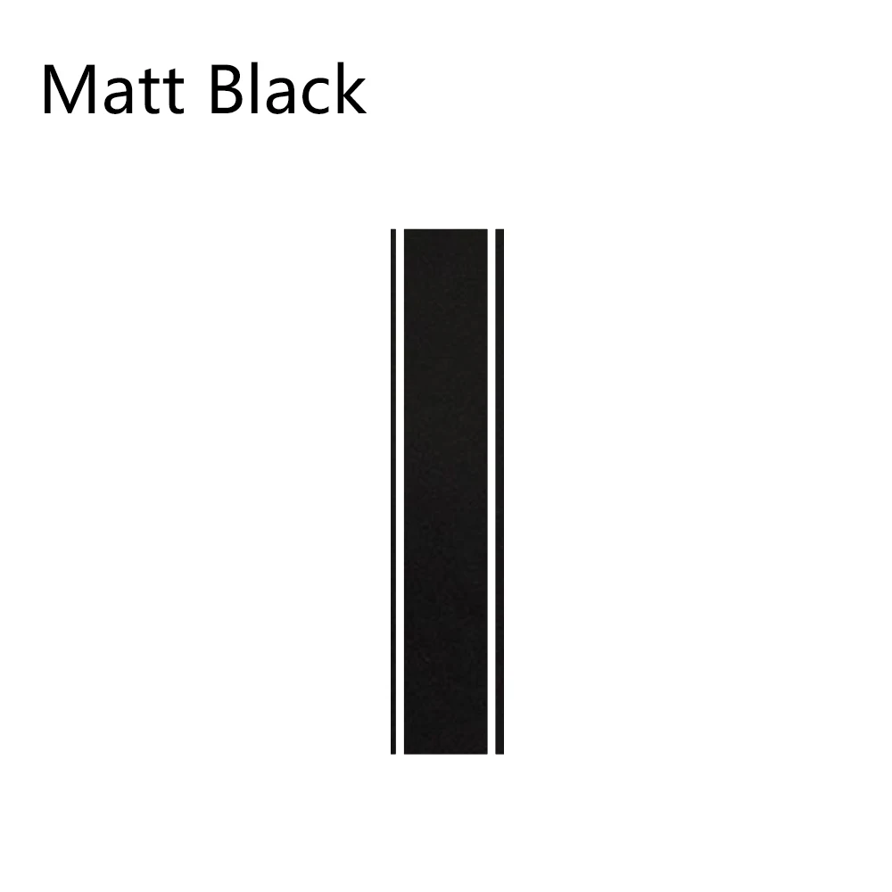 130 см x 34 см крышка капота, наклейка для автомобиля, авто гонки, Спортивная наклейка s, длинная полоса, виниловая пленка, сделай сам, наклейки, стильные аксессуары для тюнинга автомобиля - Название цвета: Matt Black