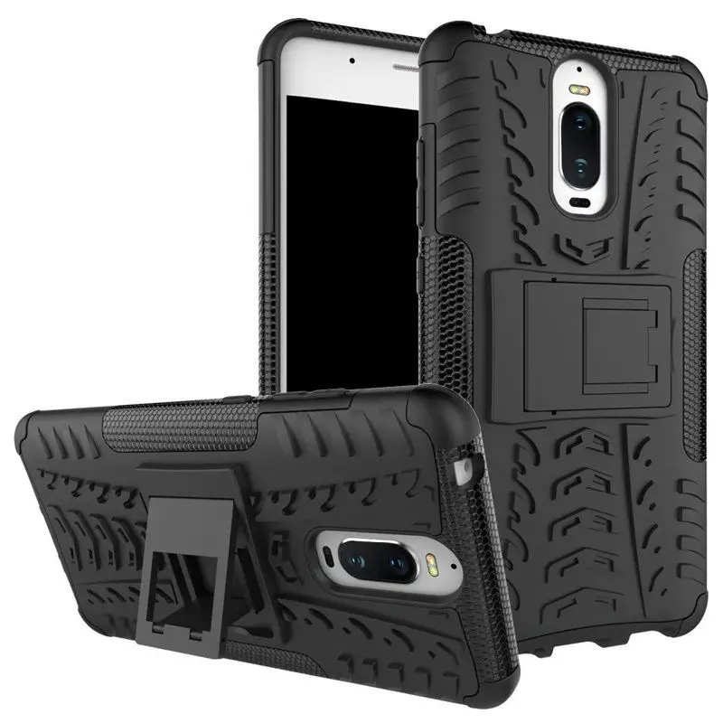 Для Huawei Коврики 9 Pro Heavy Duty Панцири Гибридный противоударный силиконовый чехол |