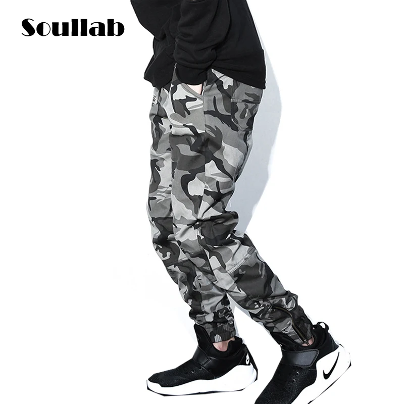 mens camouflage jogging bottoms