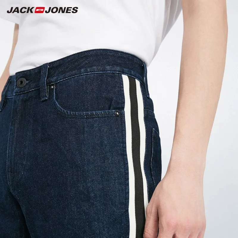 JackJones мужские темно-свободные прямые джинсы из хлопка | 219232502