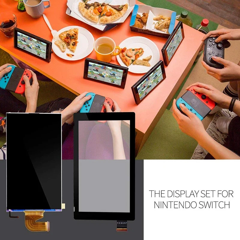 Замена ЖК дисплея и набор преобразователей для nintendo Switch Ns консоли геймпад|Экраны|