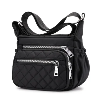 

Cloth Shake 2019 Medium Women Messenger Bag Fashion Nylon Handbags Shoulder Bolsos Mujer Waterproof Bag Feminina sac