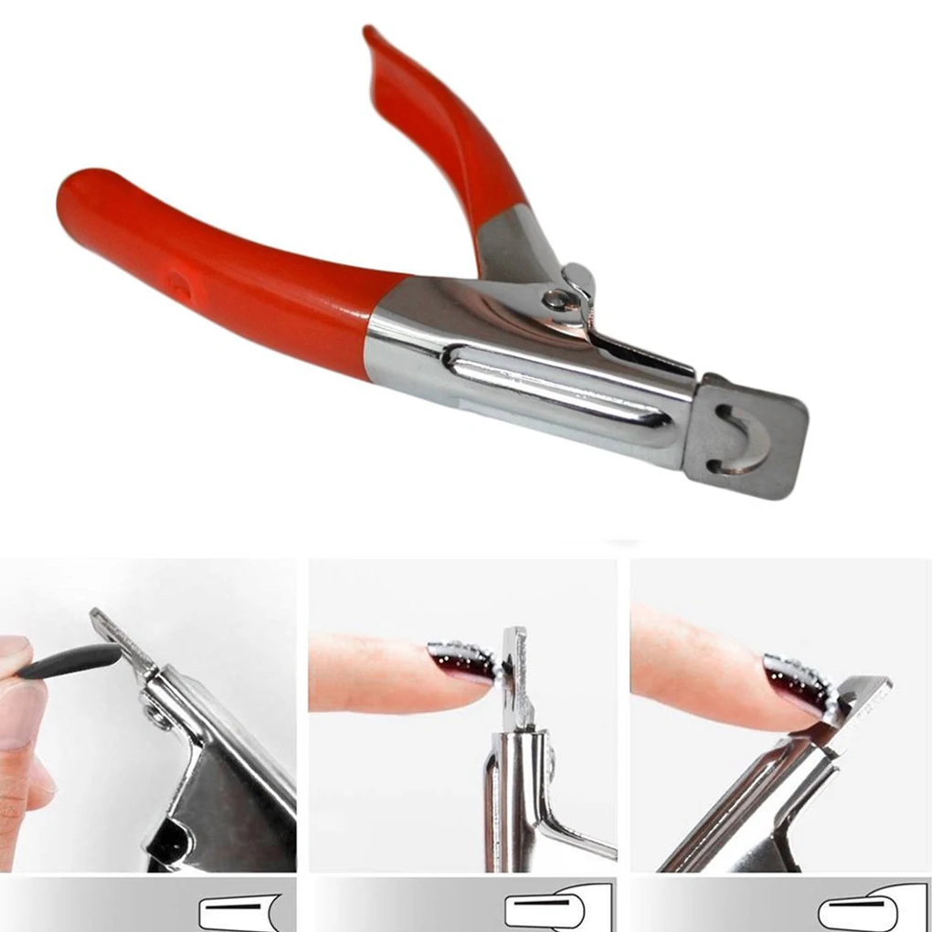 

Nail Art Side Cutter UV Acrylic False Nail Clipper Tips Shear Manicure Trimmer