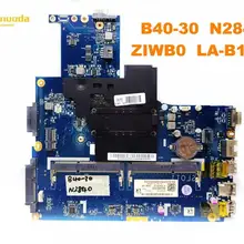 Оригинальная материнская плата для ноутбука lenovo B40-30 B40-30 N2840 ZIWB0 LA-B102P протестирована