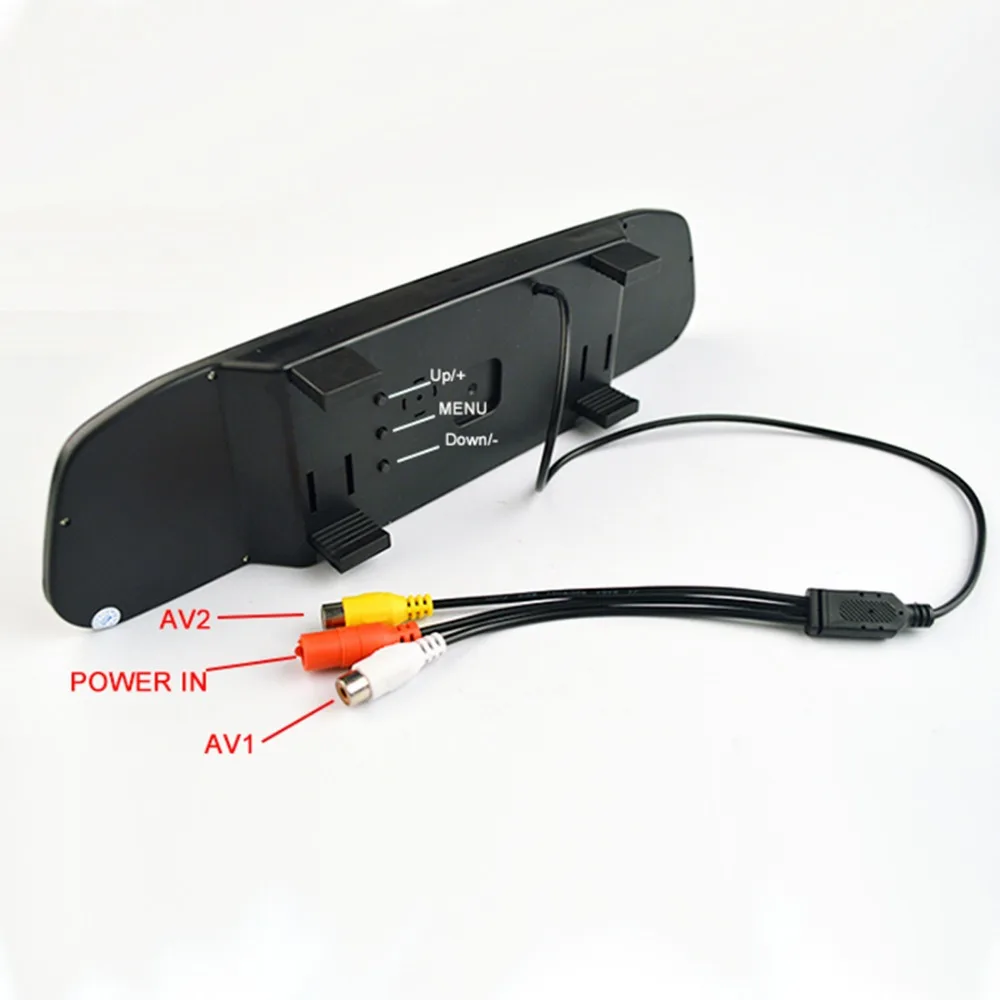 Car Rearview Mirror Monitor HD Video Auto Parking Monitor TFT LCD Screen4.3 inch display with retail box