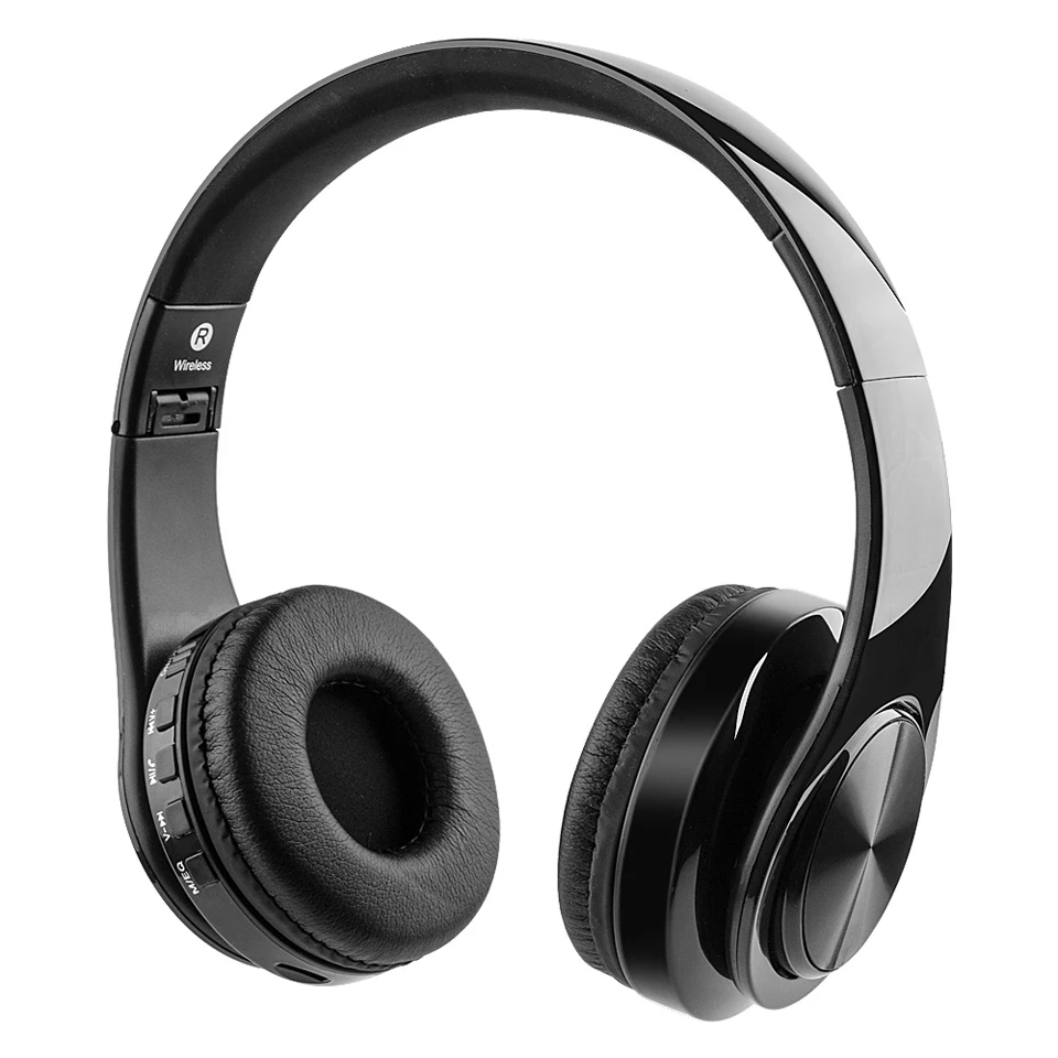

Wireles Bluetooth Headset Earphone Hi-Fi Stereo Headphone Black One