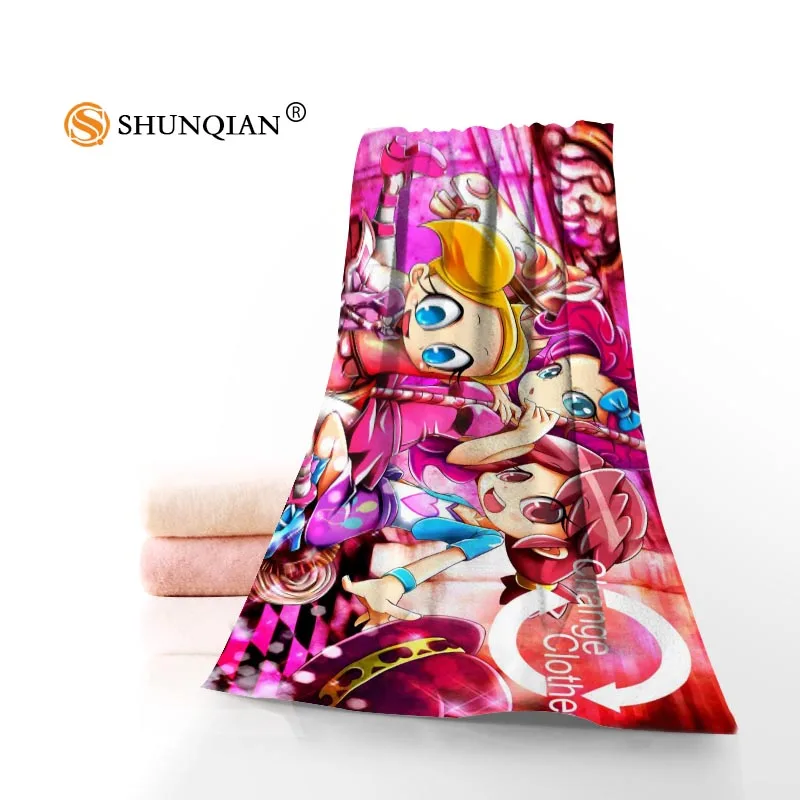 Новое пользовательское Ojamajo полотенце с принтом хлопок лицо/банные полотенца из микрофибры Ткань для детей Мужчины Женщины полотенце для душа s YT567 - Цвет: Towel