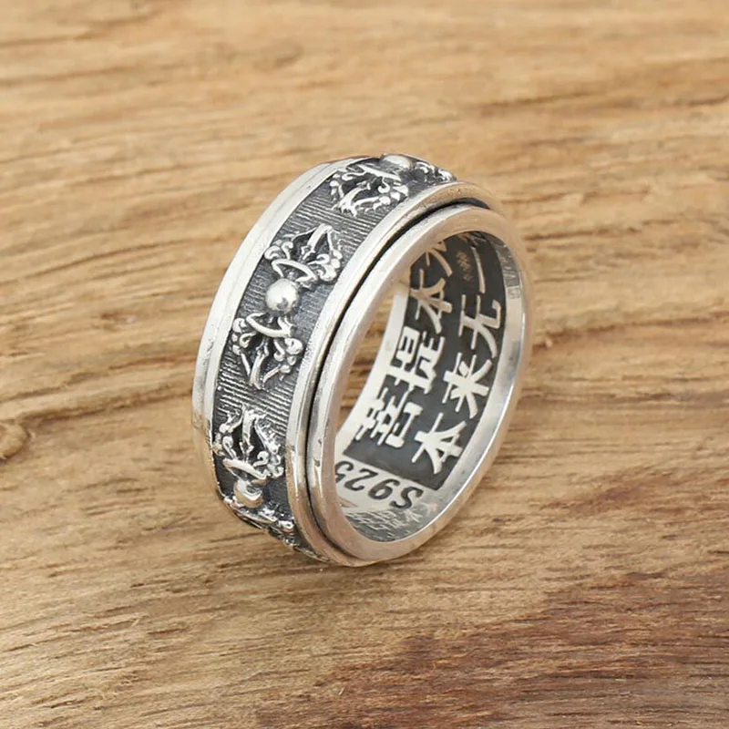 2016 vajra instruments used in buddhist ring 100 real 925 sterling silver 925 ring for men wedding ring fine biker jewelry gy95 - Biker Wedding Rings 2016 vajra instruments used in buddhist ring 100 real 925 sterling silver 925 ring for men wedding ring fine biker jewelry gy95 - Biker Wedding Rings