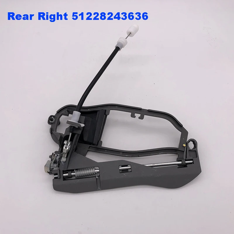 Дверная ручка Перевозчик Для X5 E53 2000-2007 OEM 51218243615 51218243616 51228243635 51228243636