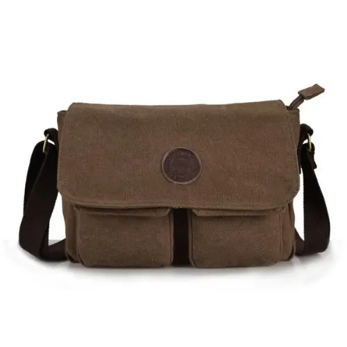 

TEXU Men Handbag Bag Satchel Shoulder Cross Body Messenger Casual Coffee