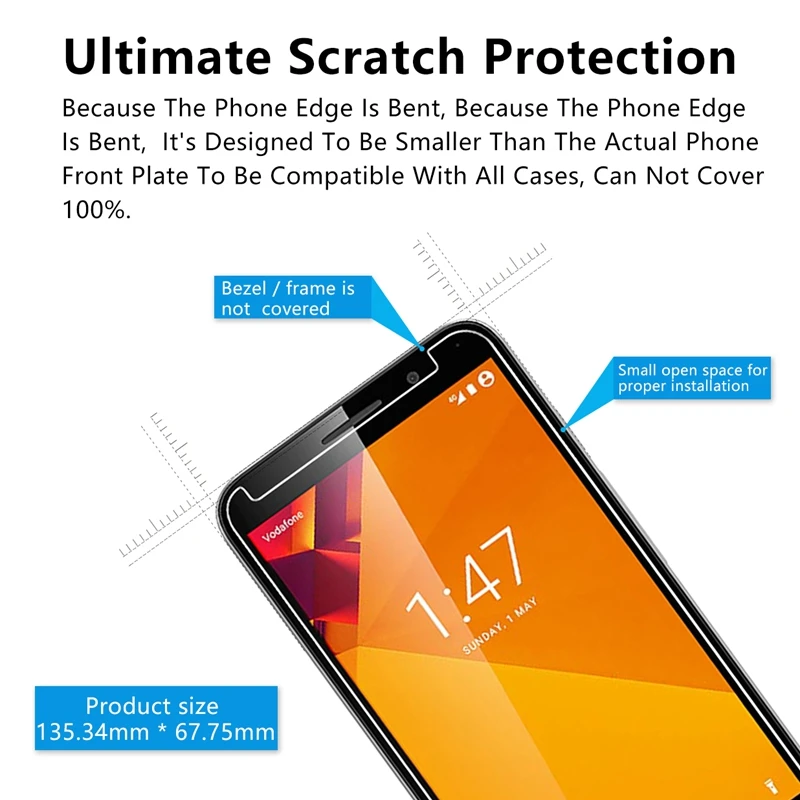 Новая защита экрана телефона для Vodafone smart tubro ultra platinum prime 7 6 Style Grand phone закаленное