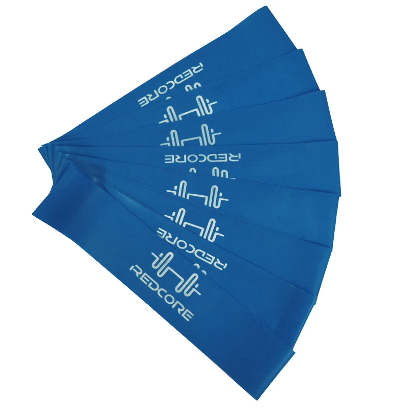 8Pcs Blue XC высокотянущиеся эластичные Эспандеры 3-30LB натуральные латексные ленты для йоги пилатеса фитнес-оборудование для тренировки Рекламные Ленты - Цвет: 8Pcs Blue