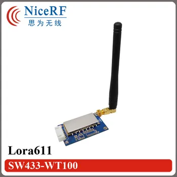 

2PCS Lora611 AES-100mW 20dBm 5km AES Encrypted 5km Wireless Transceiver Data Transmission Module sx1276/sx1278