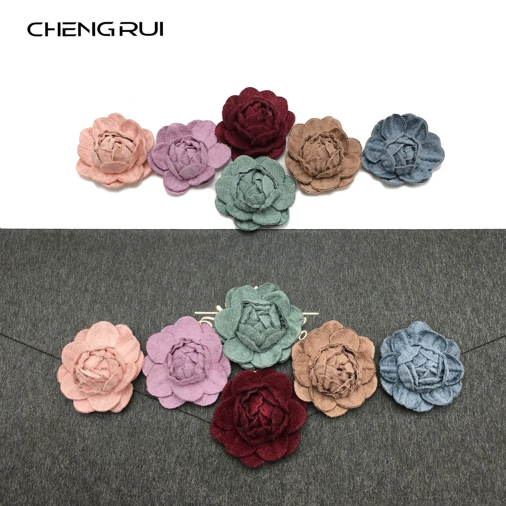 

CHENGRUI F96,2.5cm,cloth flower,patches,patches for clothes,diy craft supplies.craft material,diy flower,craft supplies,4pcs/bag