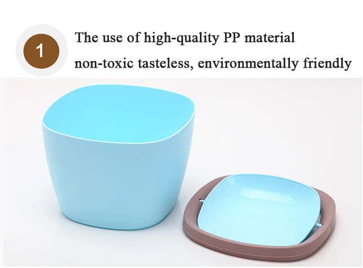 Mini Desktop Trash Can Waste Garbage Paper Basket Small Table Rubbish Bin