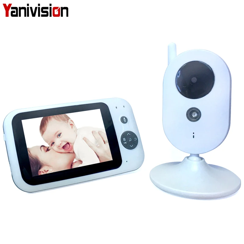 

Wireless 3.5 inch Digital Video Baby Monitor Audio Music Infant Camera Temperature Sensor Intercom Nanny Monitor Portable VB303