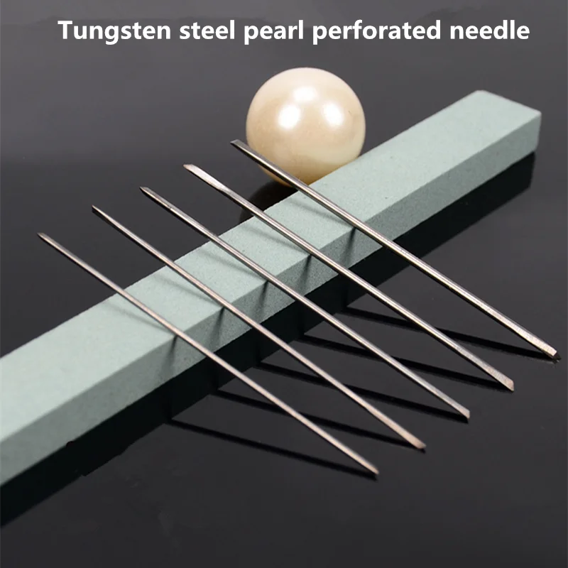 

Triangular drill High hardness Tungsten steel punching needle For pearl perforation Pearl punching machine Free shipping