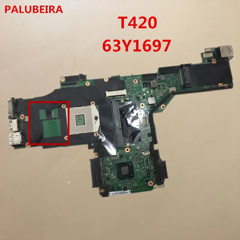 

PALUBEIRA Main board For lenovo thinkpad T420 laptop motherboard 63Y1697 DDR3 100% tested