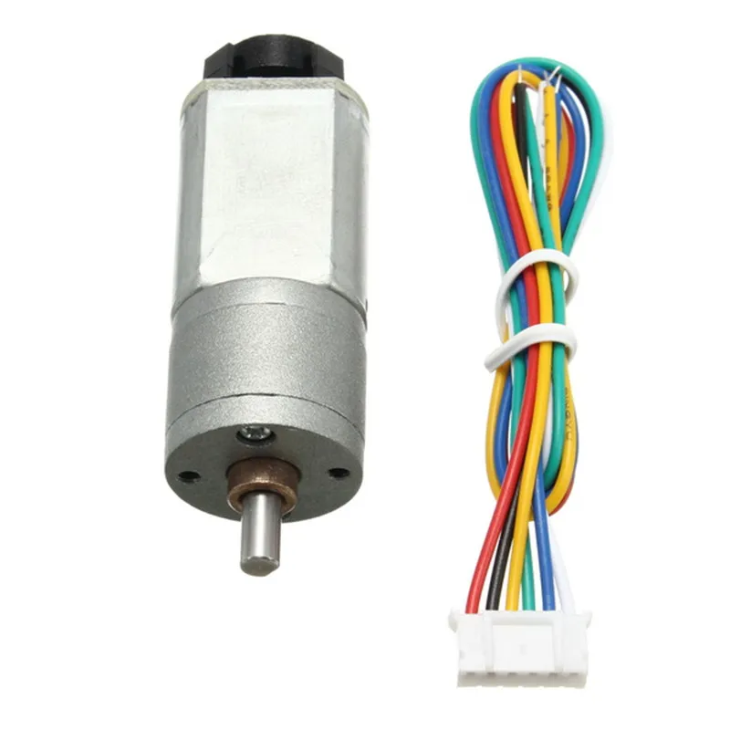 

1PC DC 6V 270rpm Encoder Motor DC Gear Motor Durable Adjustable