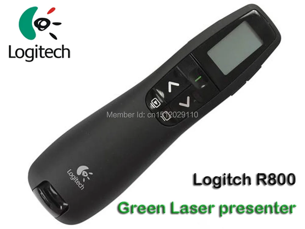 free shipping Logitech R800 wireless presenter RC laser pointer PPT
