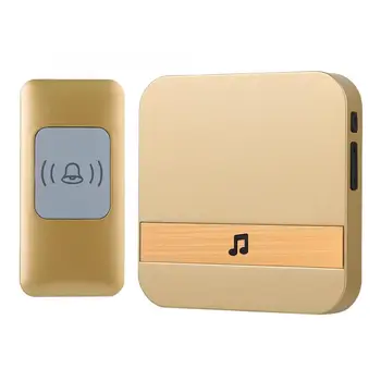 

1V5 Door Bell Kit Transmitter Receiver Remote Digital Wireless Waterproof 110-240V US Plug New Arrival