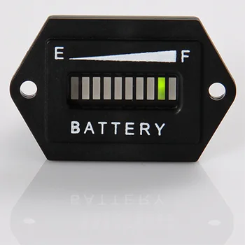 

Free shipping Car golf carts forklift Battery charge discharge Indicator 72V led three color display