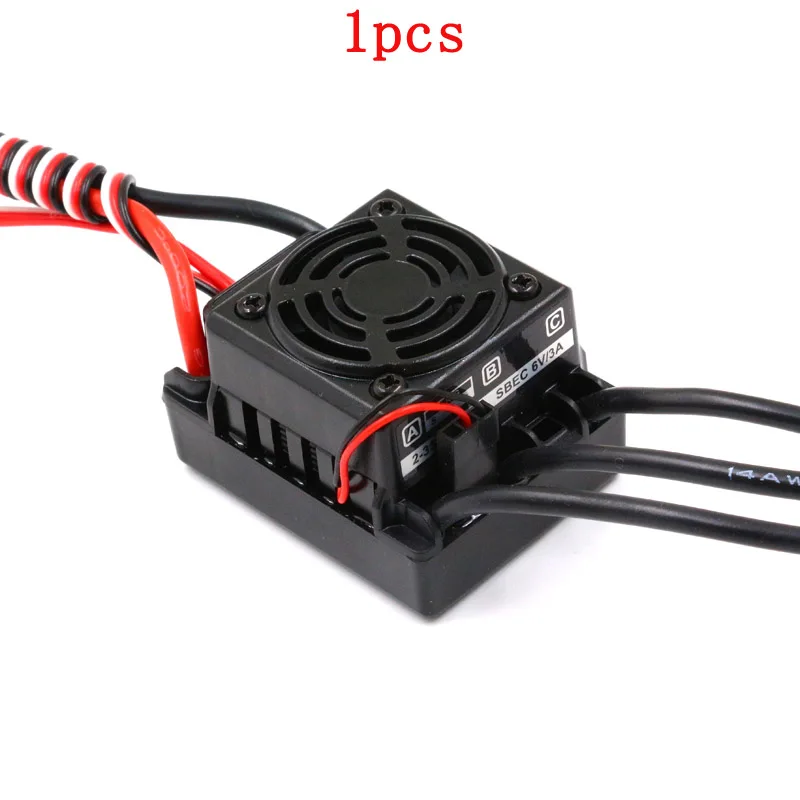 

1pcs Hobbywing 50A Water-proof Dual-way ESC BEC 6V/3A w/Fan Electronic Speed Controller RTR Version for 1/10 1/14 RC Model Cars